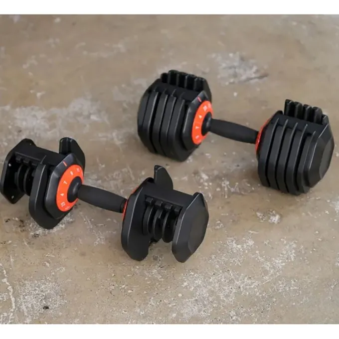 StrongLock4.0 Dumbbell set 50 kg, 2x25 kg (Par), Justerbara hantlar