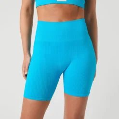 Studio Seamless Ribbed, Padel- och tennisshorts dam