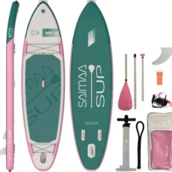 SUP-bräda Bass Pink 11.0 (335x84cm)