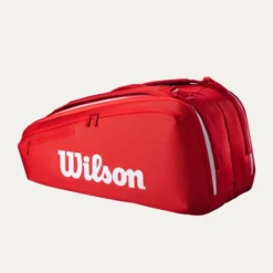 Super Tour Wilson Red 9Pk 2025 Red, Tennisväska