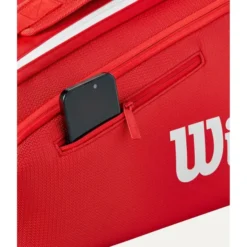 Super Tour Wilson Red 9Pk 2025 Red, Tennisväska