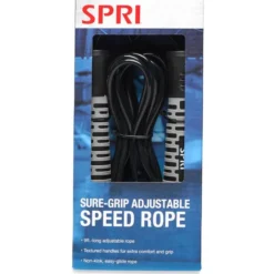 Sure-Grip Adjustable Speed Rope, Hopprep