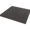 Svart 30mm Gummigolv 1 x 1m, Raka kanter, utan impact bottom, Gymgolv - plattor, pussel