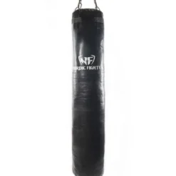 Thai Bag, Fylld, Äkta Läder, Boxningssäck