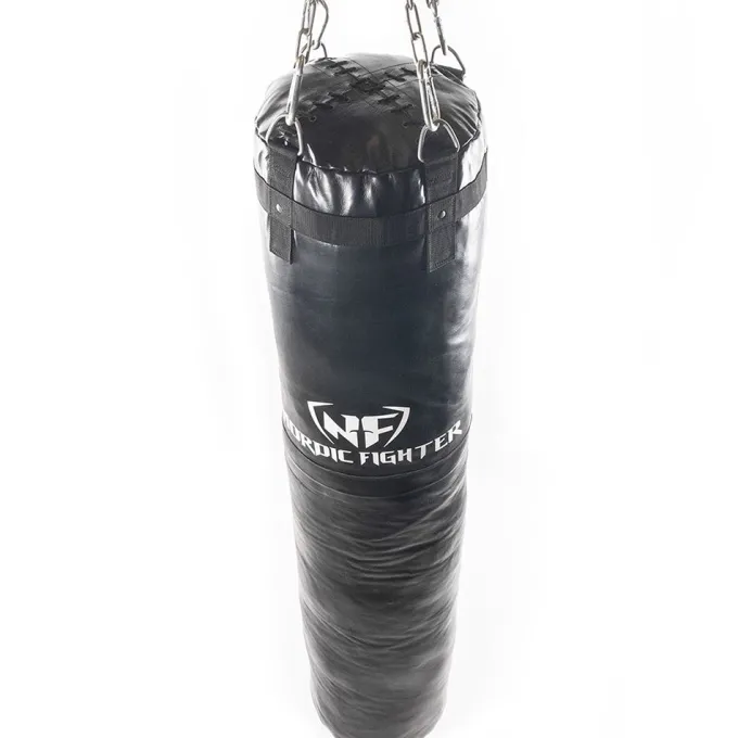 Thai Bag, Fylld, Äkta Läder, Boxningssäck