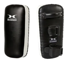 Thai Pad, Leather, Black/White, One Piece, Mitts