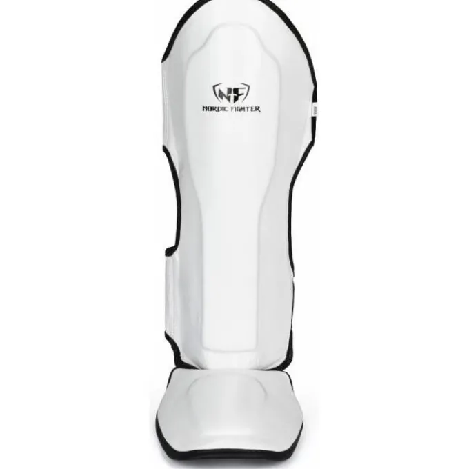 Thai Shin Instep Black Type 1 - Leather, Kampsport Kroppsskydd