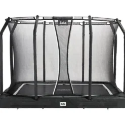 Trampolin Premium Ground inkl. säkerhetsnät 305 x 214 cm