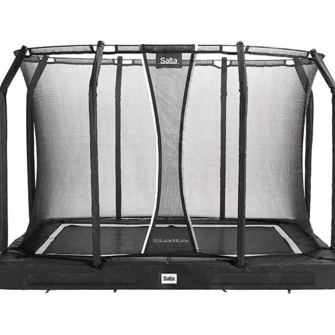Trampolin Premium Ground inkl. säkerhetsnät 305 x 214 cm