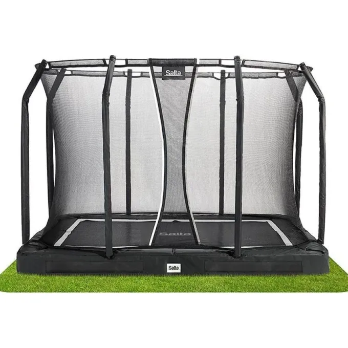 Trampolin Premium Ground inkl. säkerhetsnät 305 x 214 cm