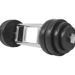 Tricepsstång BASIC - 35 kg, Skivstångsset plast
