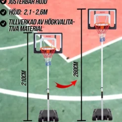 Ungdoms Basketkorg 2,1-2,6M