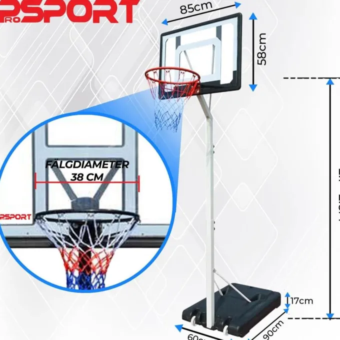 Ungdoms Basketkorg 2,1-2,6M
