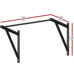 Väggmonterad Chin/Pull-Up Bar, Chin bar