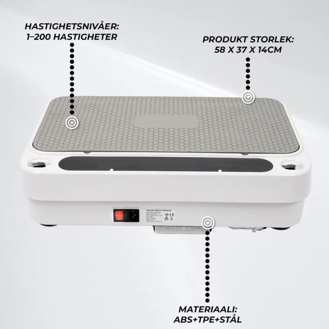 Vibrationsplatta Premium 4000