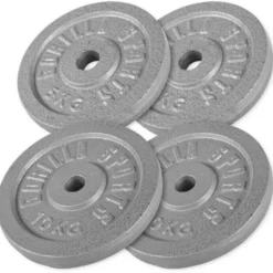 Viktskivor IRON Silver - 2x10kg 2x5kg, Viktpaket järn