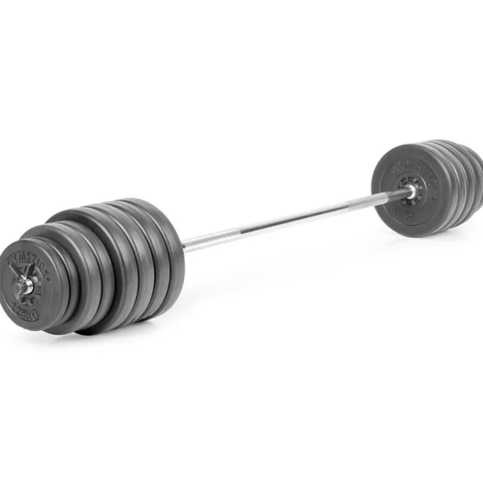 Vinyl Barbell & Dumbbell Set 60 kg, Komplett viktset