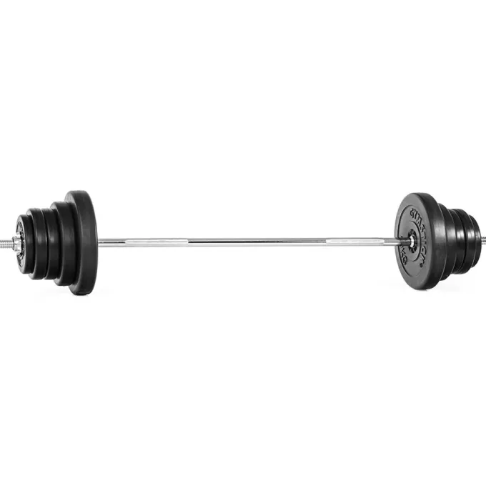 Vinyl Weight Set - 50kg, Skivstångsset plast