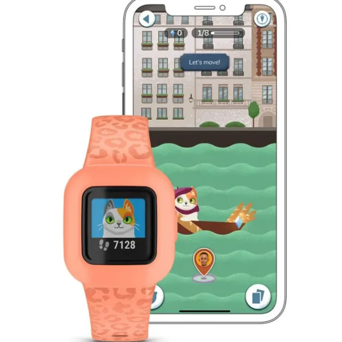 vivofit jr. 3, Peach Leopard