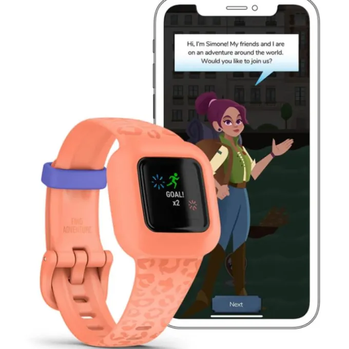 vivofit jr. 3, Peach Leopard