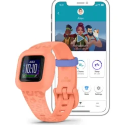 vivofit jr. 3, Peach Leopard