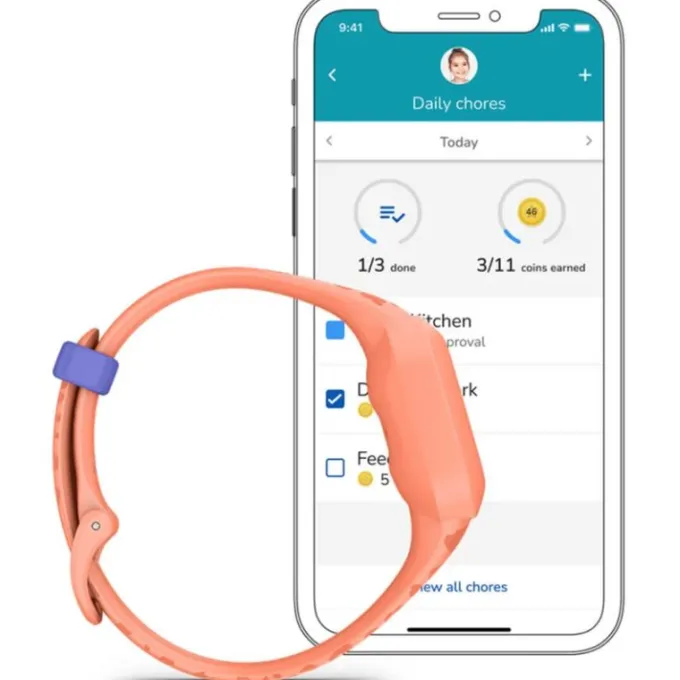 vivofit jr. 3, Peach Leopard