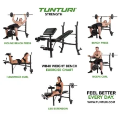 WB40 Compact Width Weight Bench, Träningsbänk