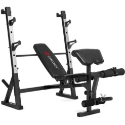 Weight Bench Pro WB8.0, Träningsbänk med skivstångsställning