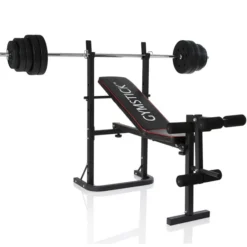 Weight Bench With 40kg Set, Träningsbänk
