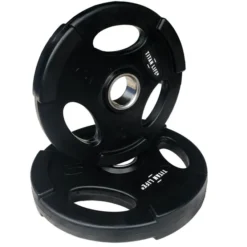 Weight Disc Rubber. Ø50mm. Black, Viktskivor gummerade