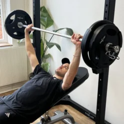 Weight Disc Rubber. Ø50mm. Black, Viktskivor gummerade