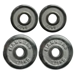 Weight Disc Set - 2 X 0,5kg, 2 X 1,25kg, Viktpaket järn