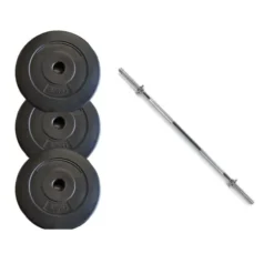 Weight Set, , Skivstångsset plast