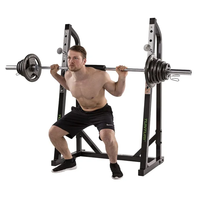 WT40 Squat Rack, Skivstångsställning